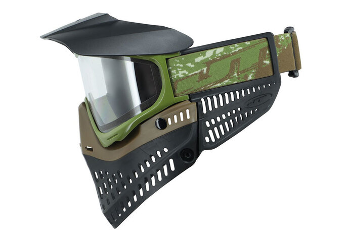 JT Spectra Proflex SE mask, olive/brown w/thermal lens