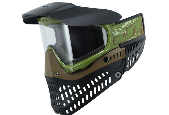 JT Spectra Proflex SE mask, olive/brown w/thermal lens