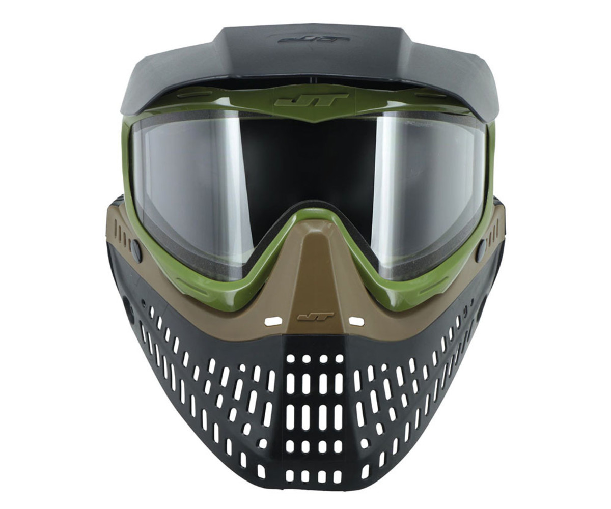 JT Spectra Proflex SE mask, olive/brown w/thermal lens - Airsoft