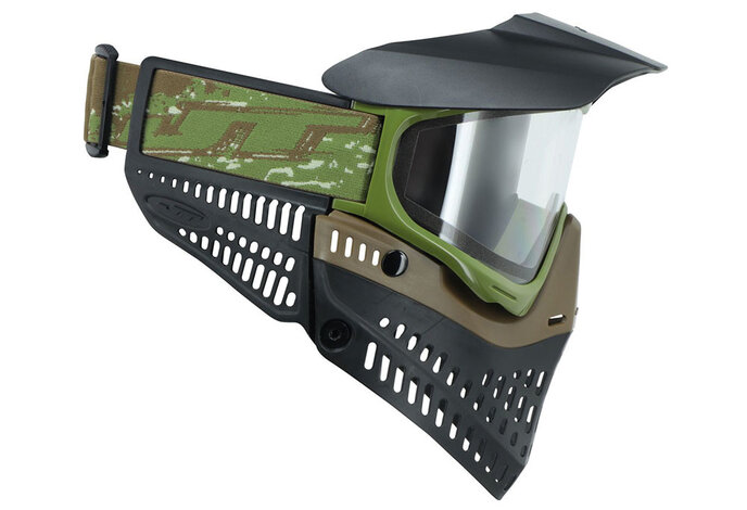 JT Spectra Proflex SE mask, olive/brown w/thermal lens
