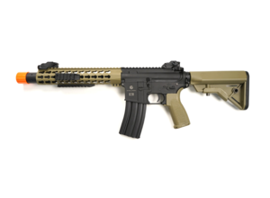 Evolution Evolution Recon S 10" Silent OPS Carbontech Electric Rifle, Black/Tan