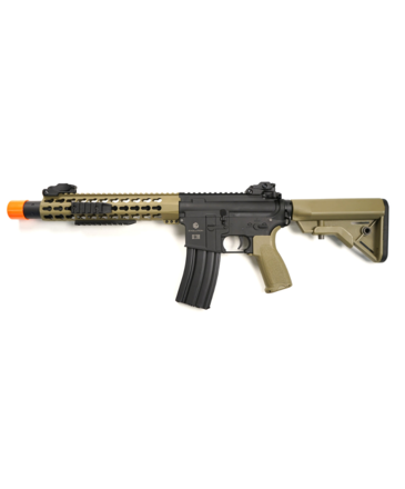 Evolution Evolution Recon S 10" Silent OPS Carbontech Electric Rifle, Black/Tan