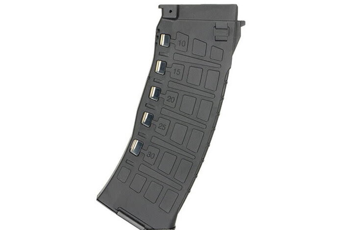 Arcturus AK12 Mid-cap 30 / 135 rd Variable Cap EMM Magazine Black, Single