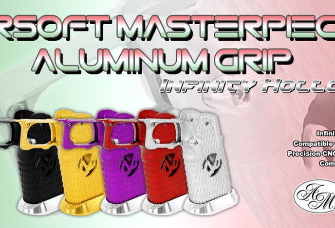 Airsoft Masterpiece Aluminum Grip Type 8 for Hi Capa