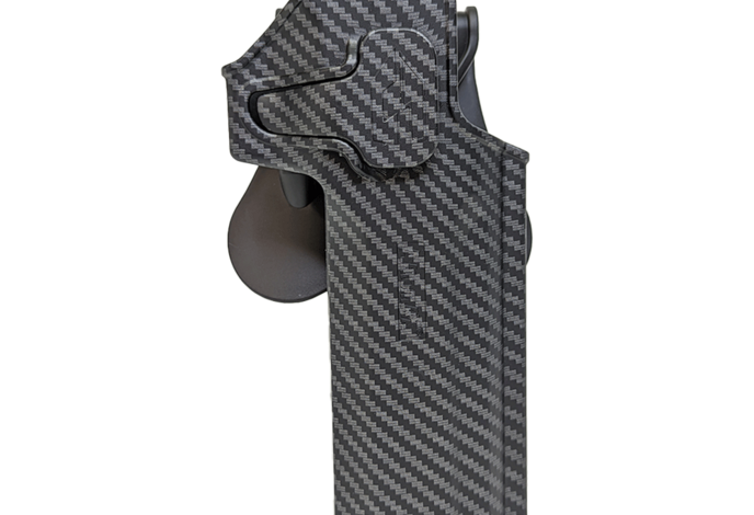 Amomax Tactical Holster for Airsoft Desert Eagle, Carbon Fiber, Right Hand