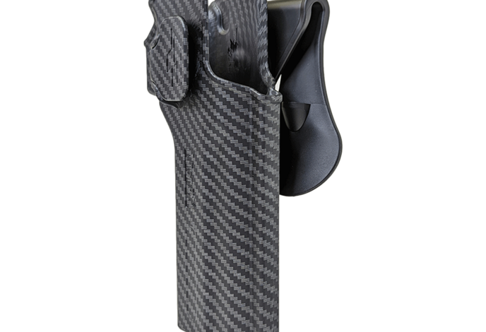 Amomax Tactical Holster for Airsoft Desert Eagle, Carbon Fiber, Right Hand