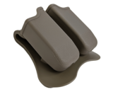 Amomax Hardshell Double Magazine Pouch for Glock Magazines, Flat Dark Earth