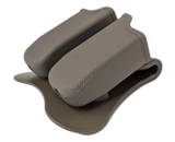 Amomax Hardshell Double Magazine Pouch for Glock Magazines, Flat Dark Earth