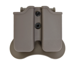 Amomax Amomax Hardshell Double Magazine Pouch for Glock Magazines, Flat Dark Earth