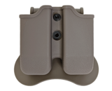 Amomax Hardshell Double Magazine Pouch for Glock Magazines, Flat Dark Earth