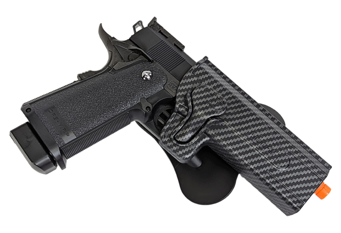 Amomax Hi Capa holster, right hand, carbon fiber