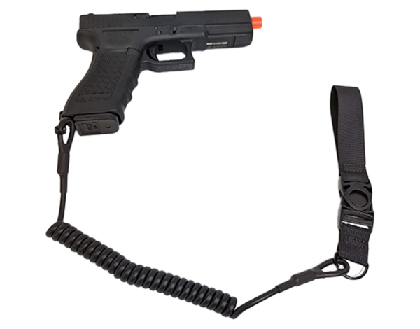 Amomax Amomax pistol lanyard, black