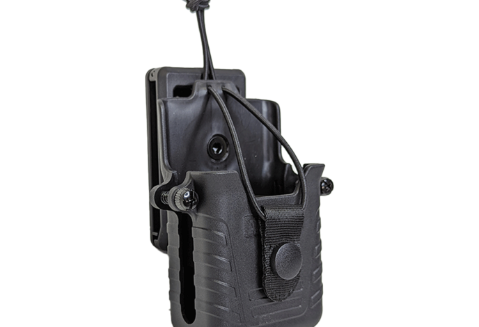Amomax Belt Clip Radio Holster, Baofeng UV Series, Black