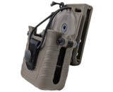 Amomax Belt Clip Radio Holster, Baofeng UV Series, FDE