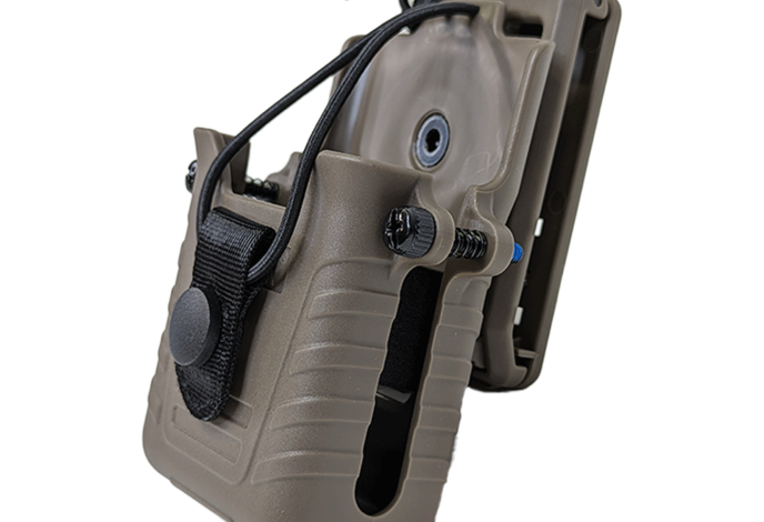 Amomax Belt Clip Radio Holster, Baofeng UV Series, FDE