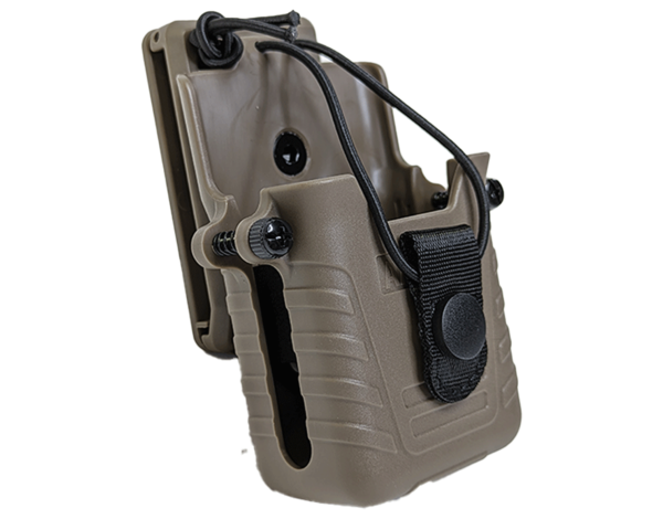 Amomax Amomax Belt Clip Radio Holster, Baofeng UV Series, FDE