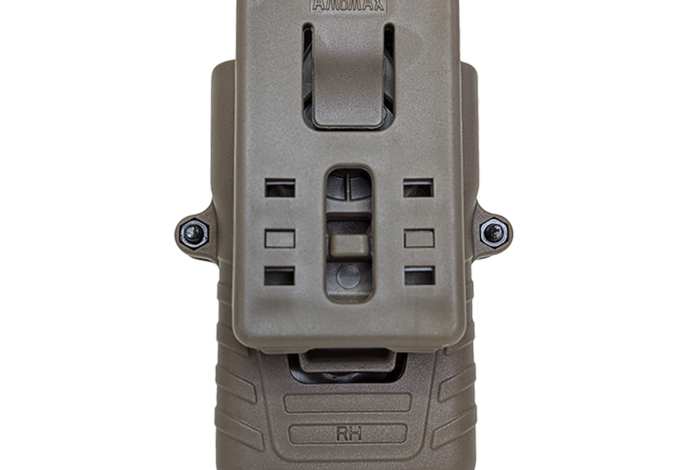 Amomax Belt Clip Radio Holster, Baofeng UV Series, FDE