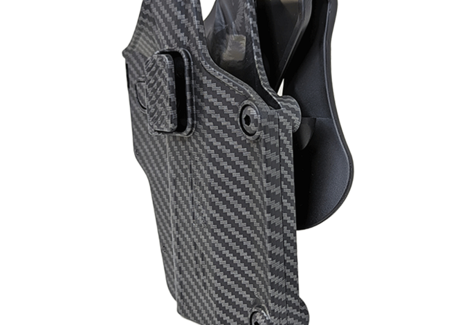 Amomax Multi-Fit Holster, Right Hand, Carbon Fiber