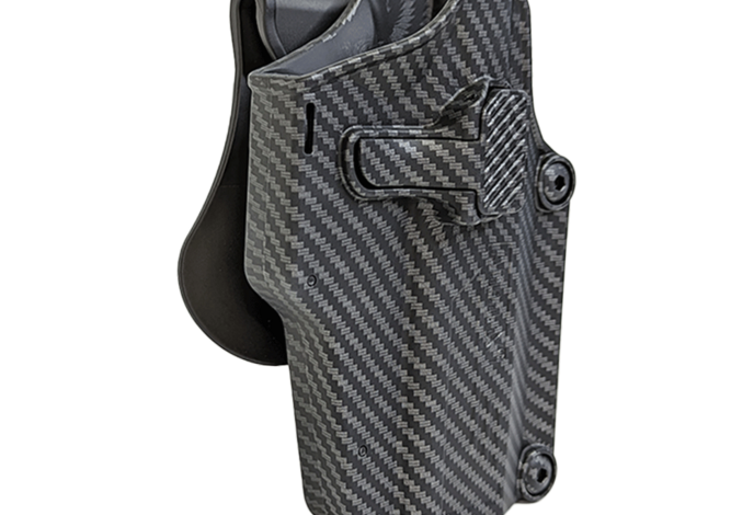 Amomax Multi-Fit Holster, Right Hand, Carbon Fiber