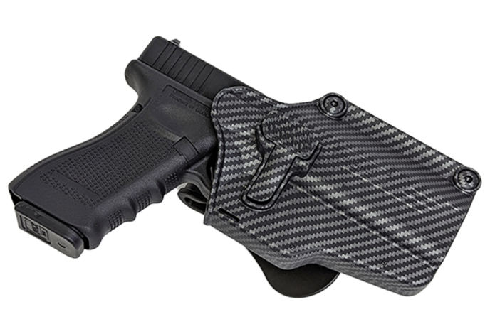 Amomax Multi-Fit Holster, Right Hand, Carbon Fiber