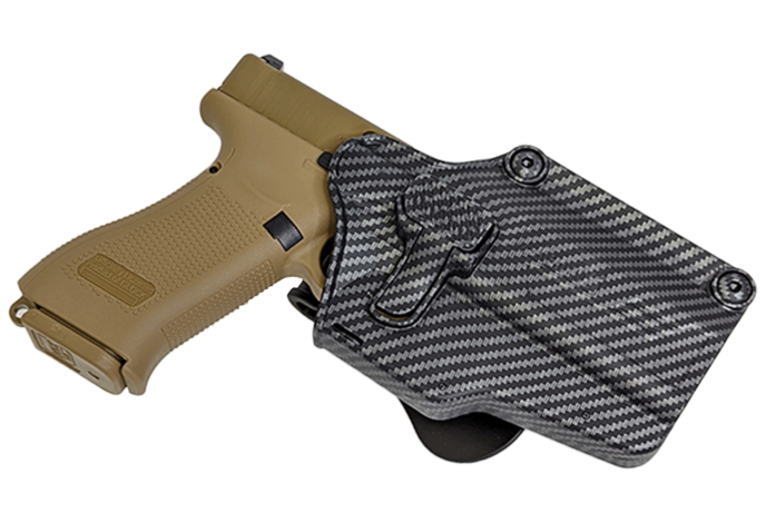 Amomax Multi-Fit Holster, Right Hand, Carbon Fiber