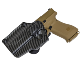 Amomax Multi-Fit Holster, Left Hand, Carbon Fiber