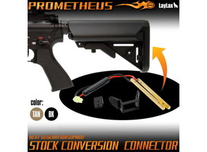 Prometheus Prometheus NGRS (Next Gen Recoil Shock) Standard Battery Plug Convertor for M4 SOPMOD Stock