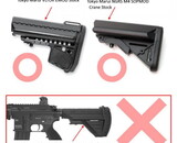 Prometheus NGRS (Next Gen Recoil Shock) Standard Battery Plug Convertor for M4 SOPMOD Stock