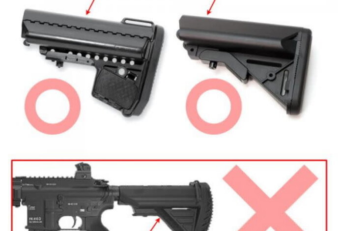 Prometheus NGRS (Next Gen Recoil Shock) Standard Battery Plug Convertor for M4 SOPMOD Stock