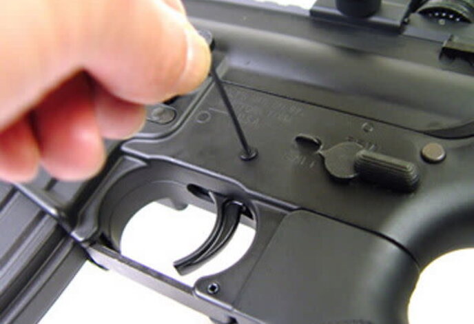 Laylax Tokyo Marui M4 SOPMOD NGRS Trigger Lock Pin