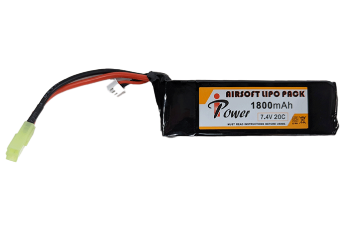 iPower 7.4v 1800mAh 20C Mini Type LiPo Battery Tamiya
