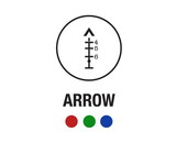 Aimsports Recon Series 1.5-4X30 Red / Green / Blue Illuminated CQB Scope, Arrow Reticle