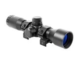 Aimsports 4X32 Compact Combat Scope with Rings, Mil-Dot Reticle