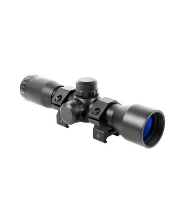 Aimsports Aimsports 4X32 Compact Combat Scope with Rings, Mil-Dot Reticle