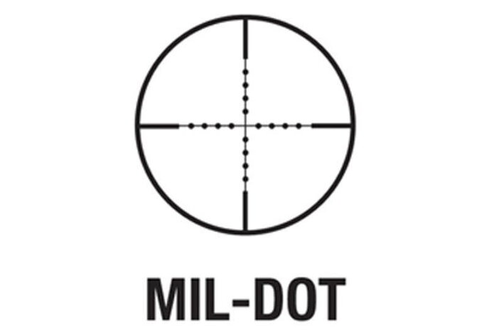 Aimsports 4X32 Compact Combat Scope with Rings, Mil-Dot Reticle