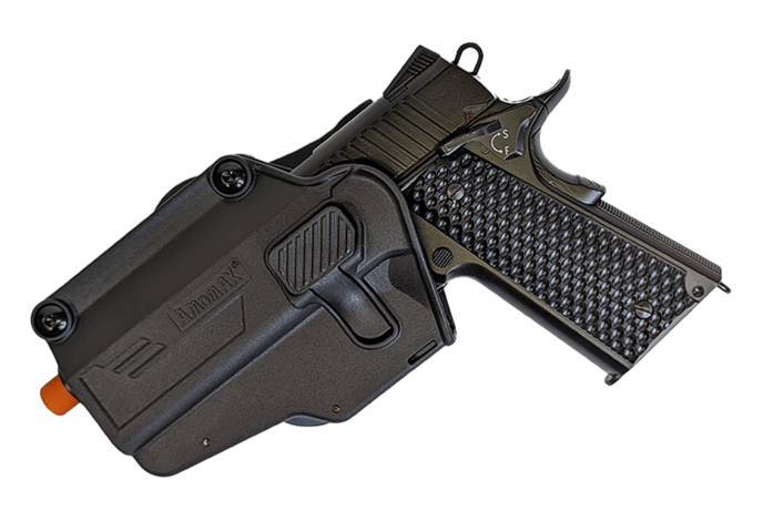 Amomax Multi-Fit Tactical Holster Left Hand Black