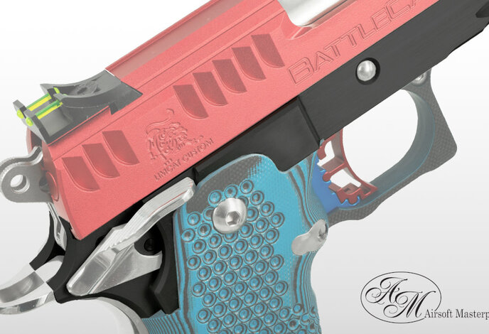 Airsoft Masterpiece Aluminum Advanced Frame for Hi Capa with Rail, No Marking