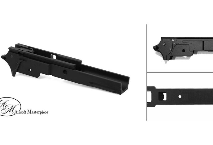 Airsoft Masterpiece Aluminum Advanced Frame for Hi Capa with Rail, No Marking