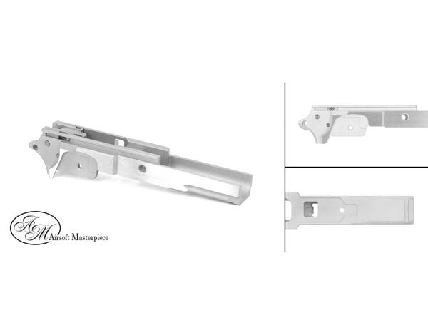 Airsoft Masterpiece Airsoft Masterpiece Aluminum Advanced Frame for Hi Capa with Rail, No Marking