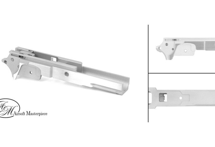 Airsoft Masterpiece Aluminum Advanced Frame for Hi Capa with Rail, No Marking