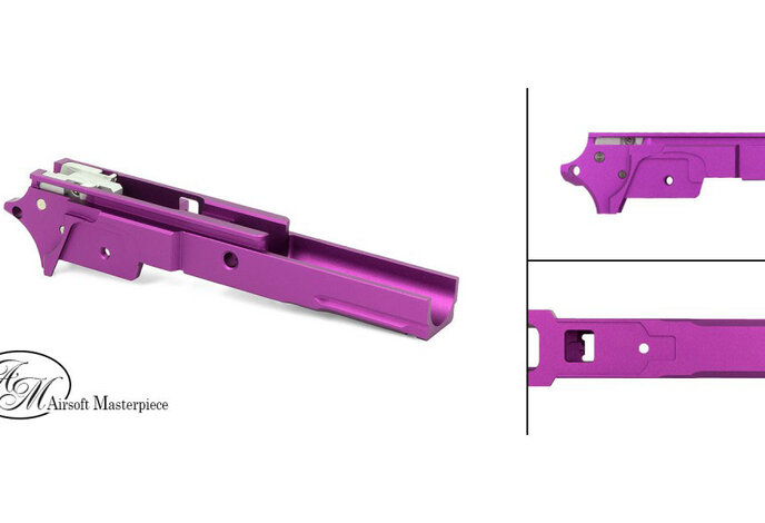 Airsoft Masterpiece Aluminum Advanced Frame for Hi Capa with Rail, No Marking