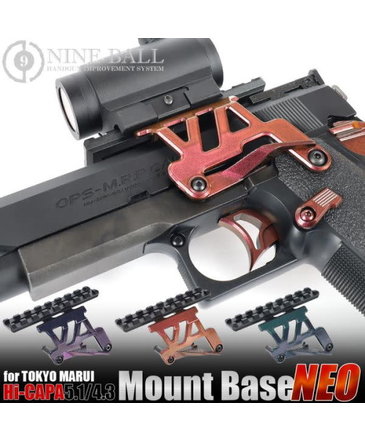 Nine Ball Nine Ball Hi Capa Aluminum 5.1 Scope Mount Base NEO, ZANSHIN 残心