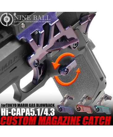 Nine Ball Nine Ball HI CAPA Custom Magazine Catch, ZANSHIN 残心