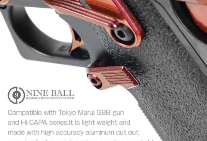 Nine Ball HI CAPA Custom Magazine Catch, ZANSHIN 残心