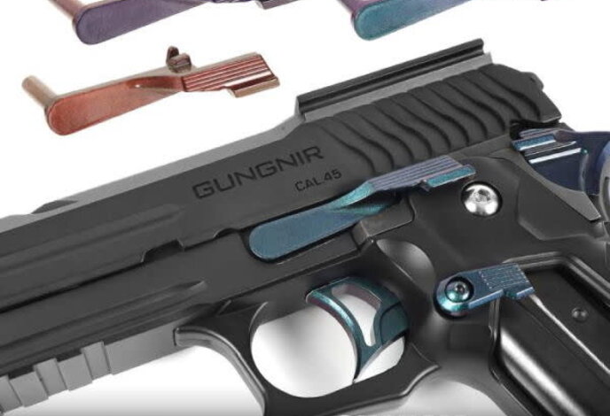 Nine Ball Long Custom Slide Stop for Tokyo Marui Hi Capa 5.1 / 4.3, ZANSHIN 残心