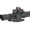 Trinity Force Northtac 1-4X28 combo scope, red/green/blue illumination, mil-dot reticle