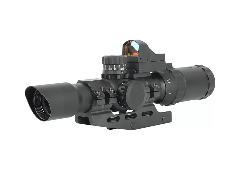 Northtac 1-4X28 Combo Scope with Mil-Dot Reticle | Airsoft Extreme