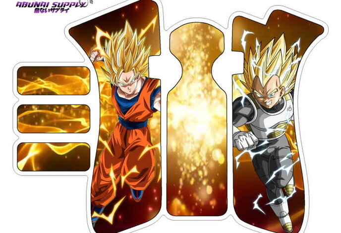 ABUNAI SUPPLY DBZ - Super Saiyan for Glock GEN3 / GEN4 Textured