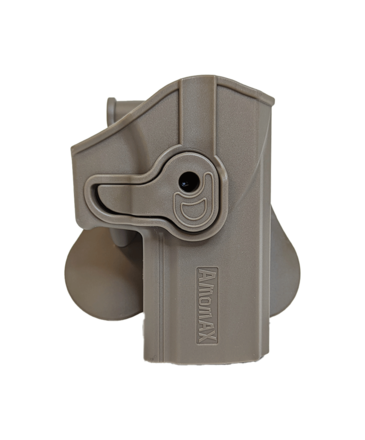 Amomax Amomax Hardshell Holster for SIG P320 M18 Full Size Pistols FDE Right Hand