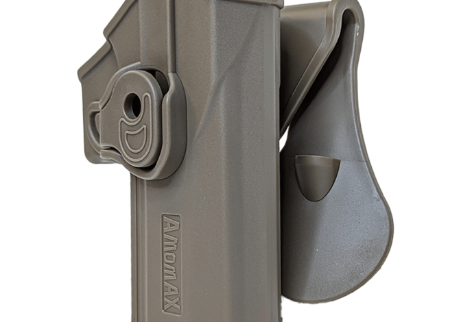 Amomax Hardshell Holster for SIG P320 M18 Full Size Pistols FDE Right Hand